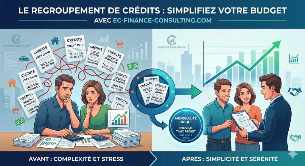 Article regroupement de crédit - EC Finance Consulting