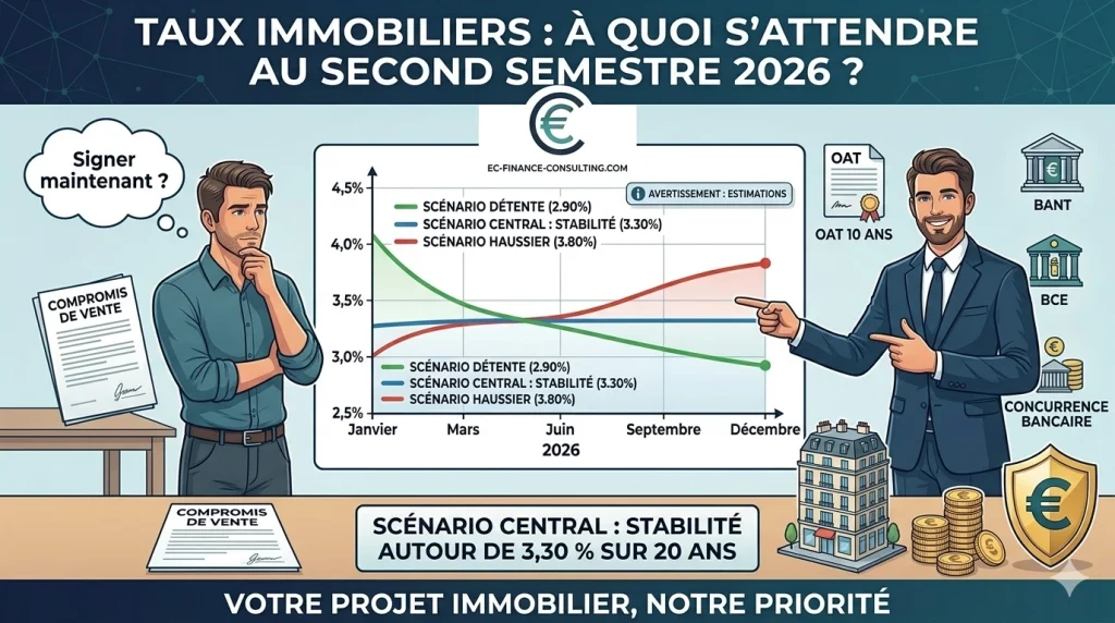 Ec Finance consulting - Taux immobiliers à quoi sattendre au second semestre 2026