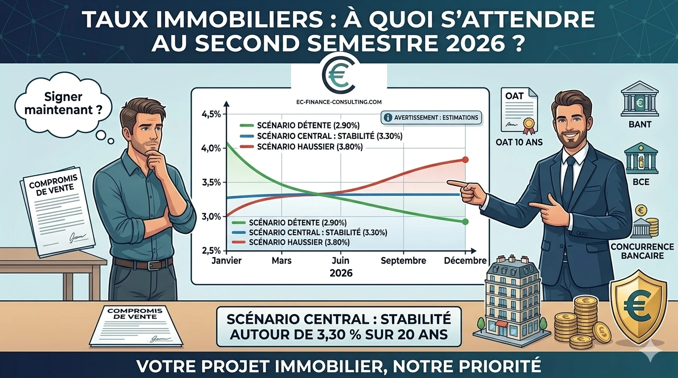 Ec Finance consulting - Taux immobiliers à quoi sattendre au second semestre 2026