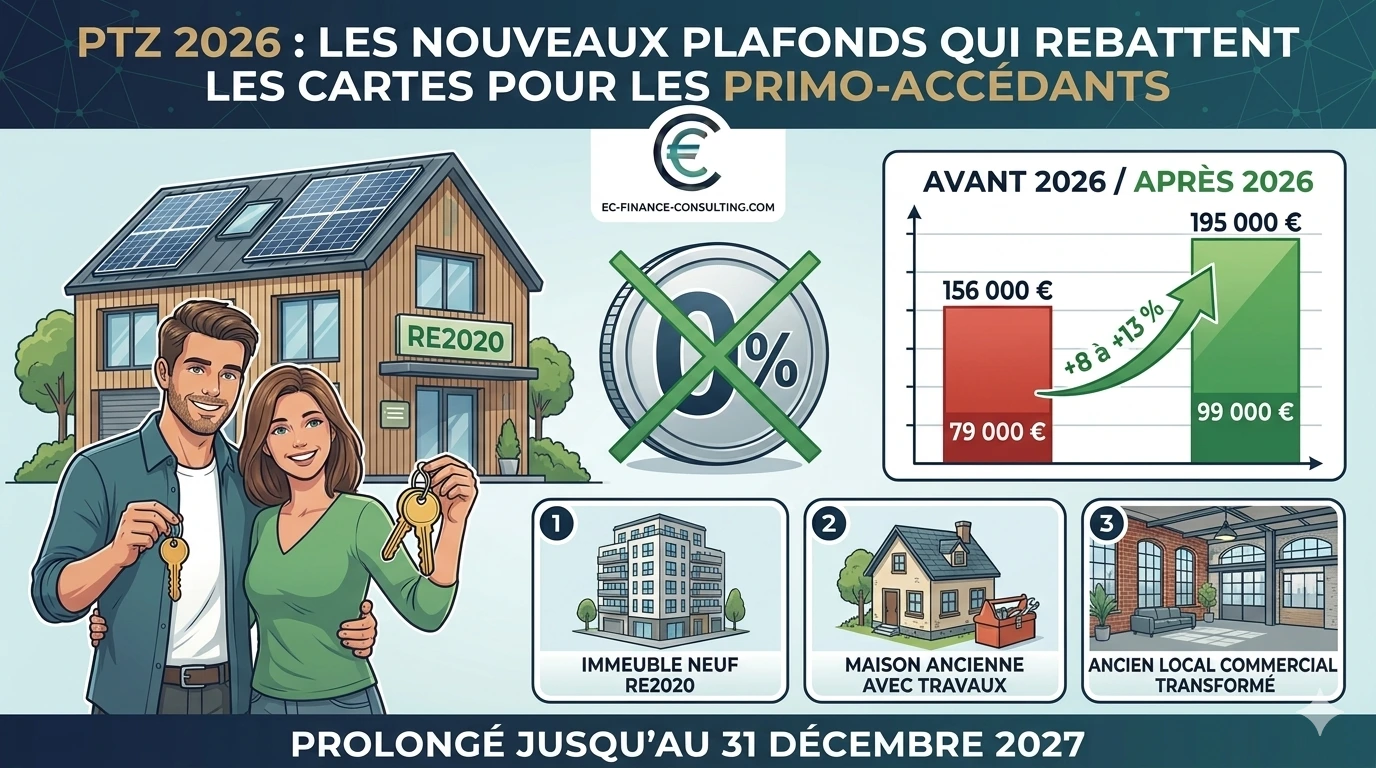 PTZ 2026 - les nouveaux plafonds qui rebattent les cartes pour les primo-accédants