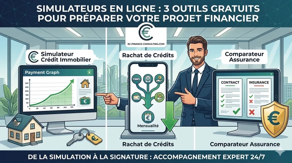 Simulateurs en ligne - 3 outils gratuits pour préparer votre projet financier
