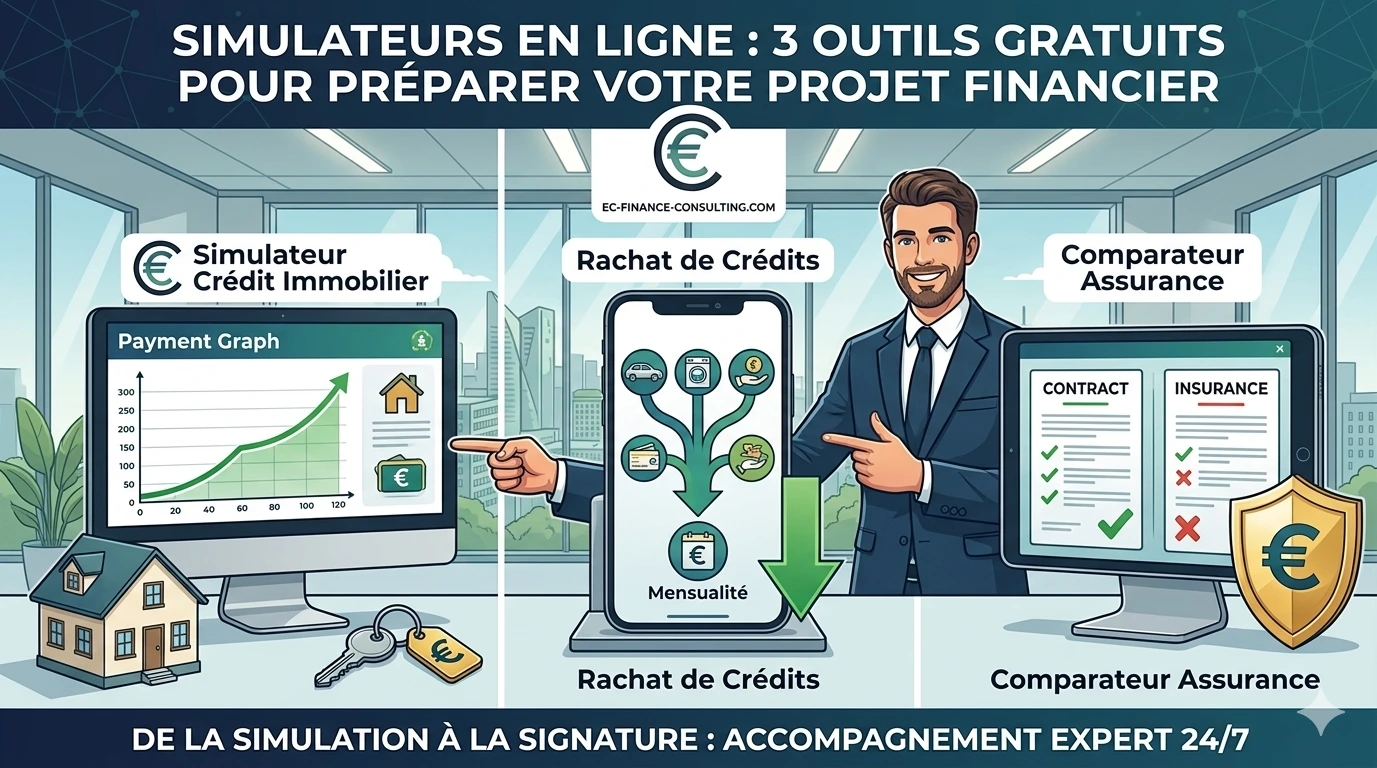 Simulateurs en ligne - 3 outils gratuits pour préparer votre projet financier