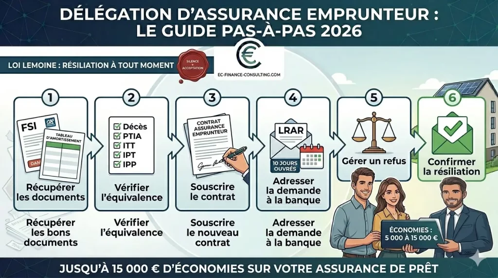 Délégation d'assurance emprunteur-le guide pas-à-pas après la réforme de janvier 2026