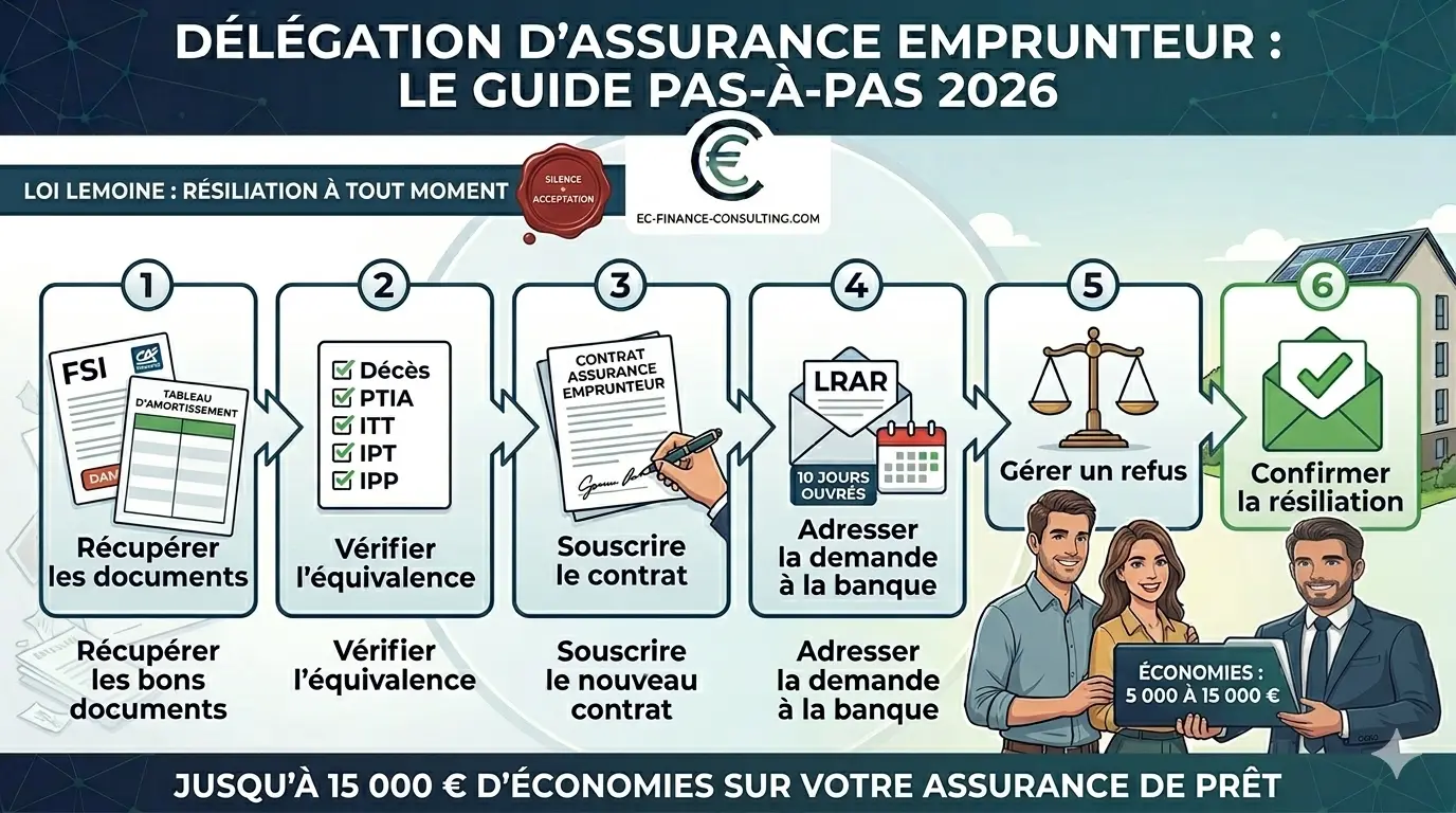 Délégation d'assurance emprunteur-le guide pas-à-pas après la réforme de janvier 2026